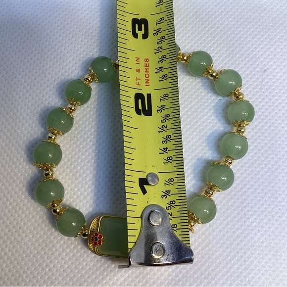 NEW LOTUS POD CHARM GLASS BEADES BRACELET - Picture 7 of 9